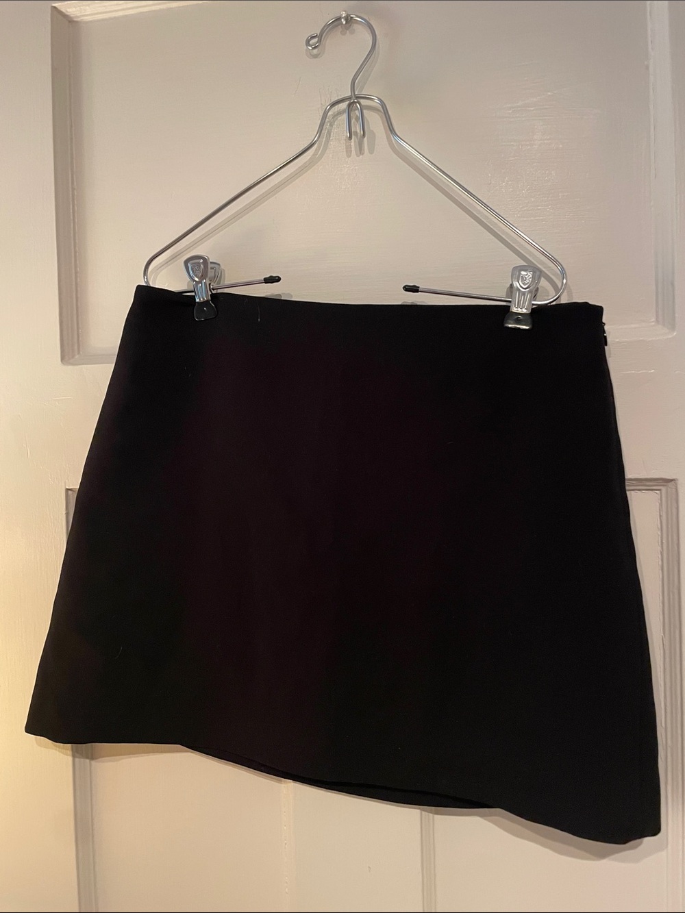 Zara Black Mini Skirt with Subtle A-Line